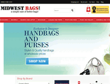 Tablet Screenshot of midwestbags.com